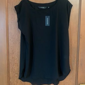 Glassons Black Short Sleeve Blouse
